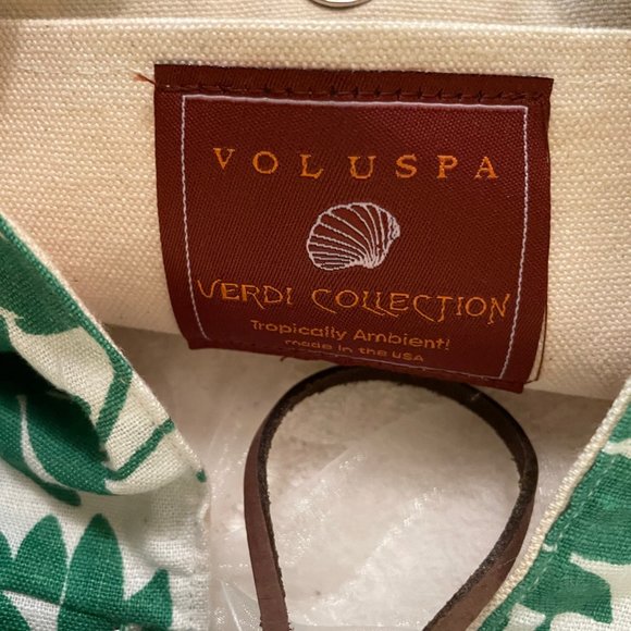 NWOT Voluspa Tote & Beach Towel: Palm Green (Dark Green) - Picture 4 of 6